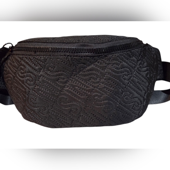Steve Madden - NEW Black Logo Quilted Sling / Waist Bag / Fanny Pack - Picture 7 of 8